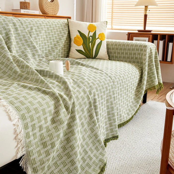 BowLift | Large Sofa Cover with Reversible Pattern Stylish Protection