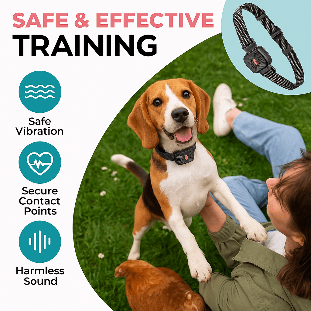 Azura | BarkLess Nano – Gentle Anti-Bark Collar for Puppies & Small Dogs