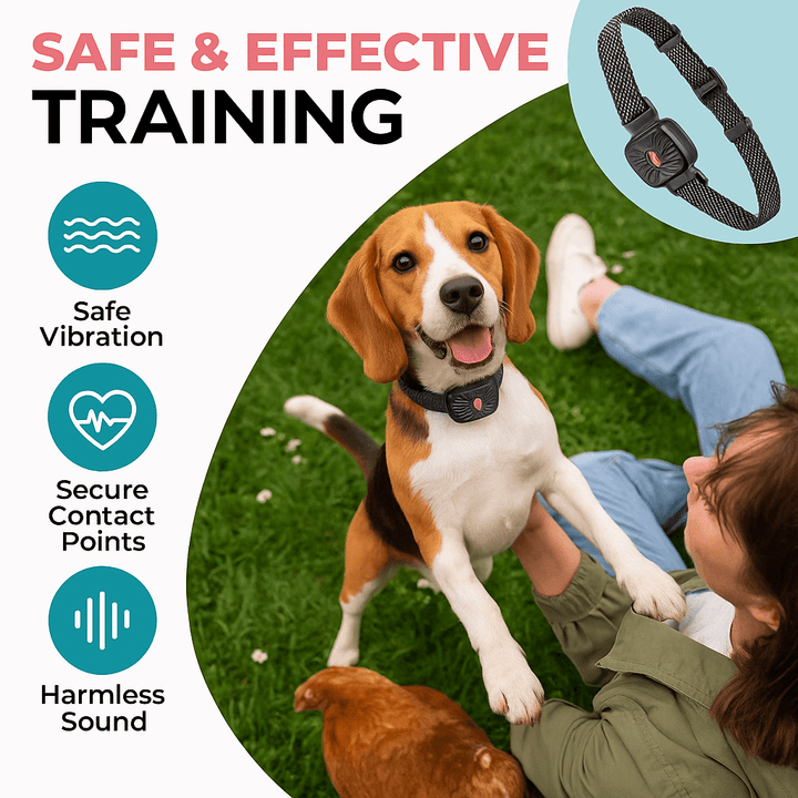 Azura | BarkLess Nano – Gentle Anti-Bark Collar for Puppies & Small Dogs