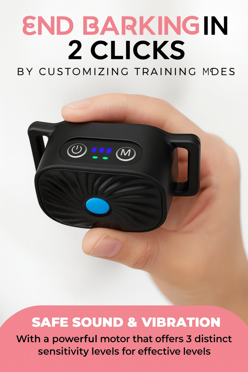 Azura | BarkLess Nano – Gentle Anti-Bark Collar for Puppies & Small Dogs