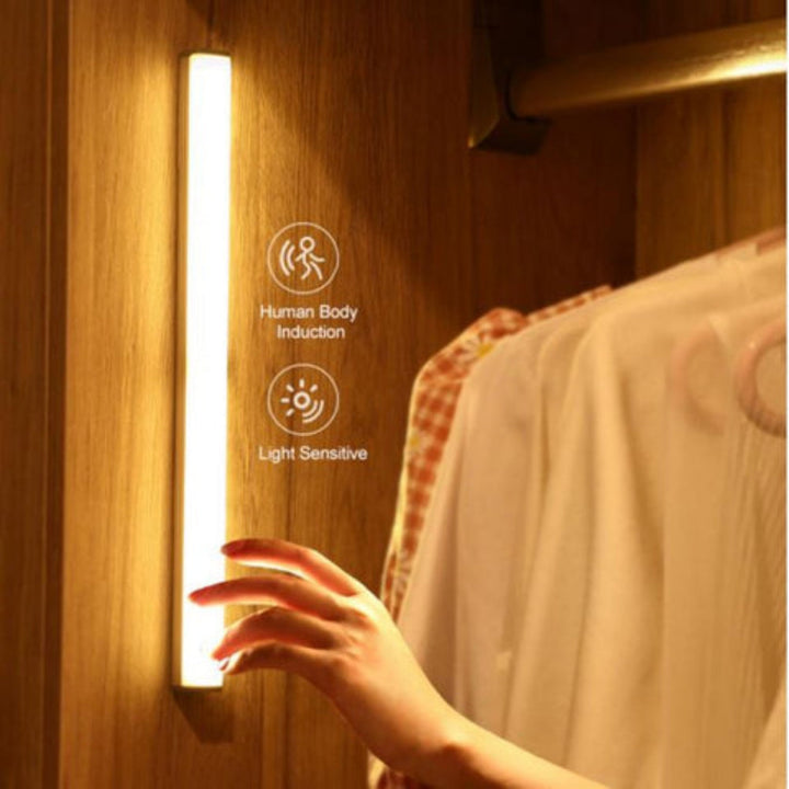BowLift | LED Night Light Sensor Wooden Bed Frame