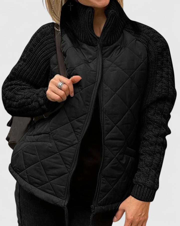 SOPHIA – COZY QUILTED KNIT JACKET
