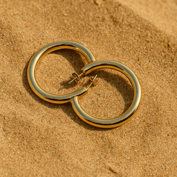 Claudia Earrings – 18k Gold Plated