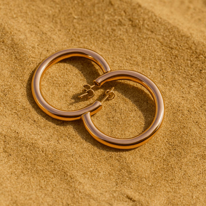 Claudia Earrings – 18k Gold Plated