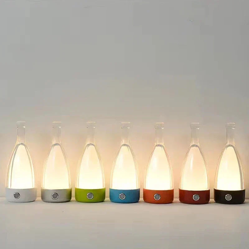 BowLift | CorkGlow - Wine Bottle Table Lamp