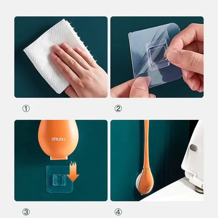 BowLift | Elegant and hygienic toilet brush made of silicone - SmartBrush