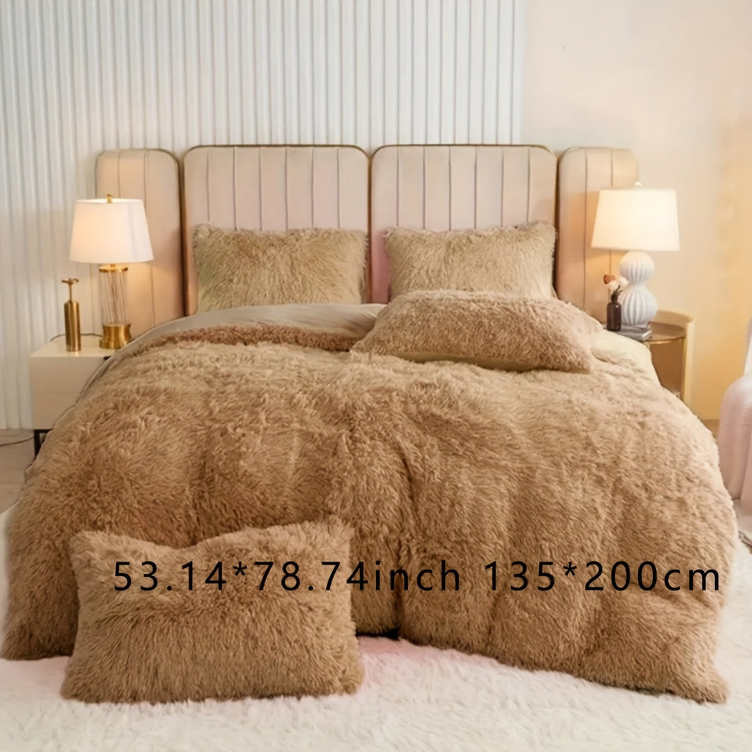 BowLift | Three-Piece Velvet Bedding Set with Velvet Finish
