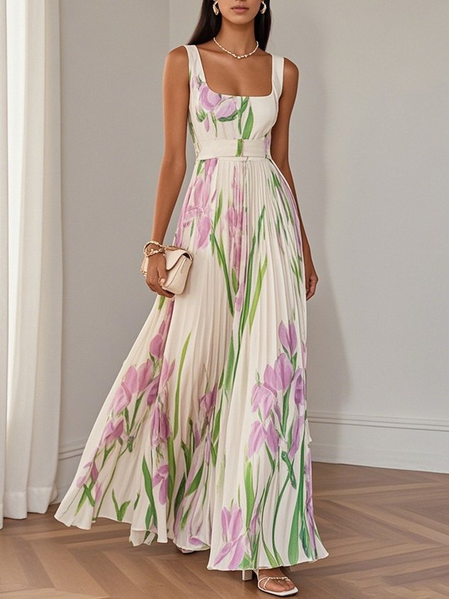 LILA – ELEGANT BLOOM MAXI DRESS