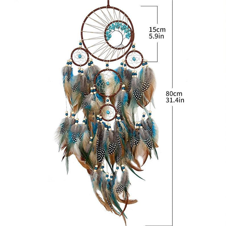 BowLift | Turquoise Tree of Life Feather Dreamcatcher