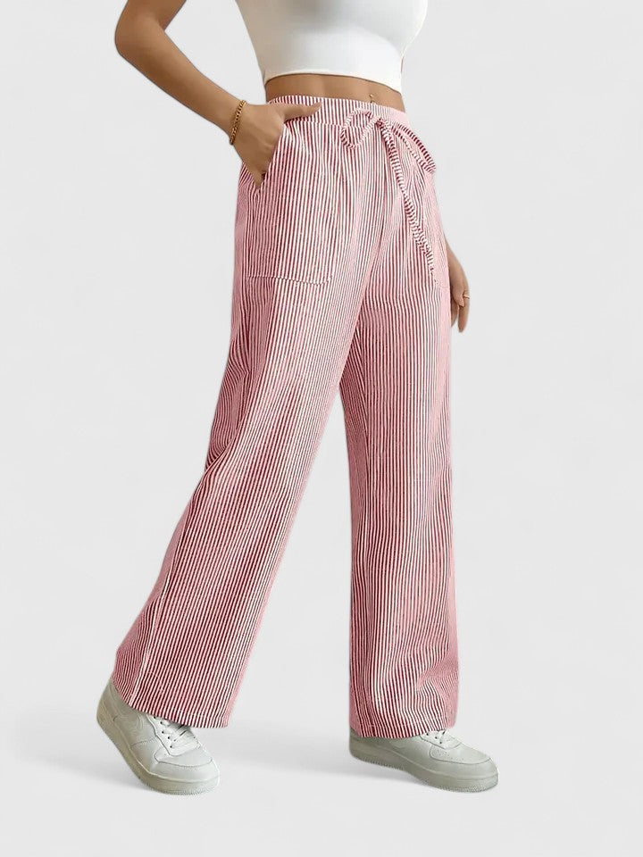 SIERRA – STRIPE FLOW LOUNGE PANTS