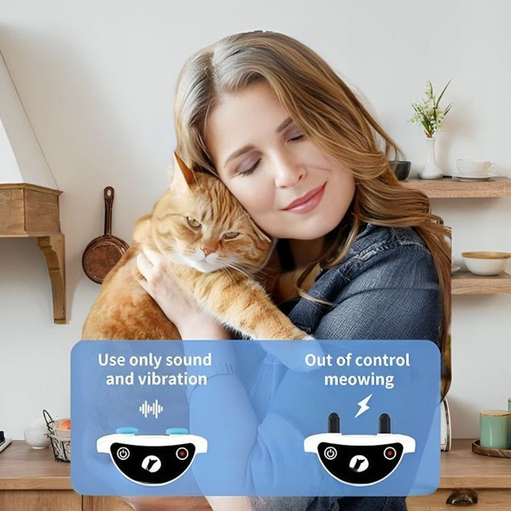 Azura | Cat Shock Collar with Remote for Effective Meowing Control
