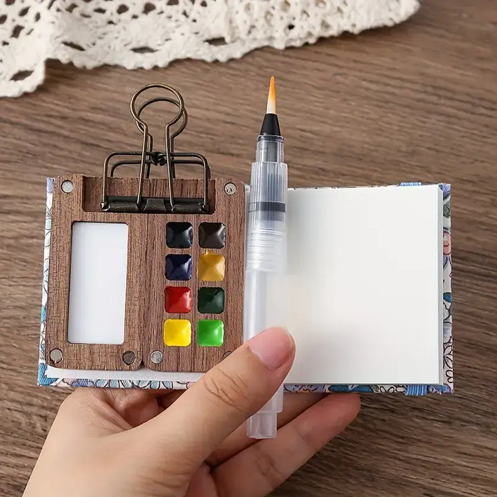 Azura | Mobile Watercolor Paint Box Set with 24 Colors