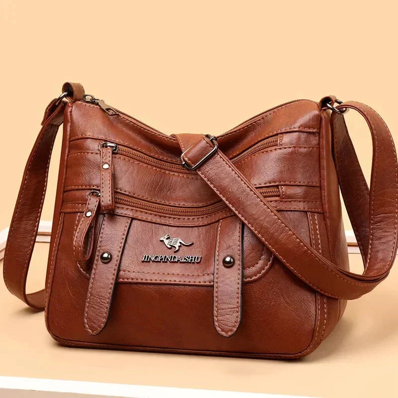 Wren | Stylish Retro Multi-Pocket PU Leather Bag