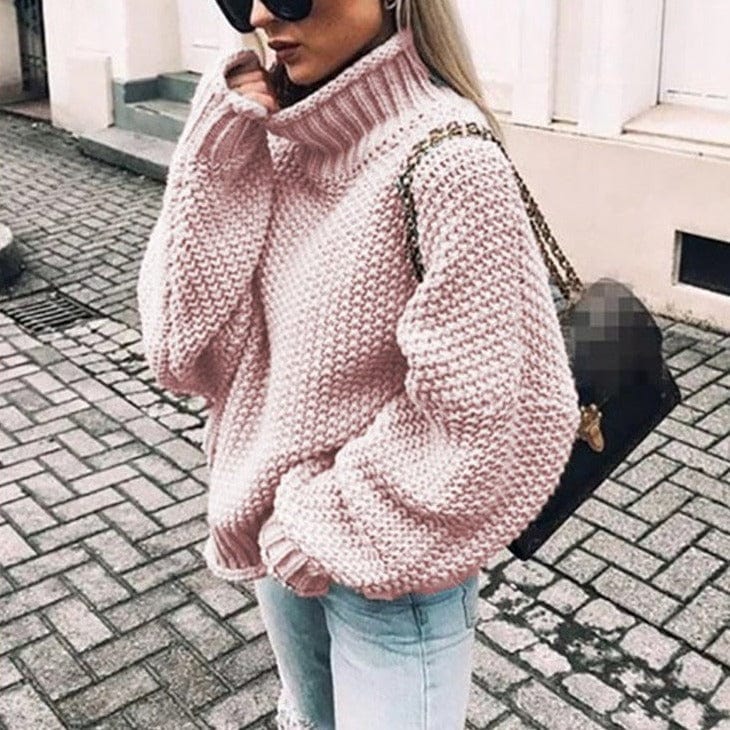 Celine - Chunky Knit Turtleneck Sweater