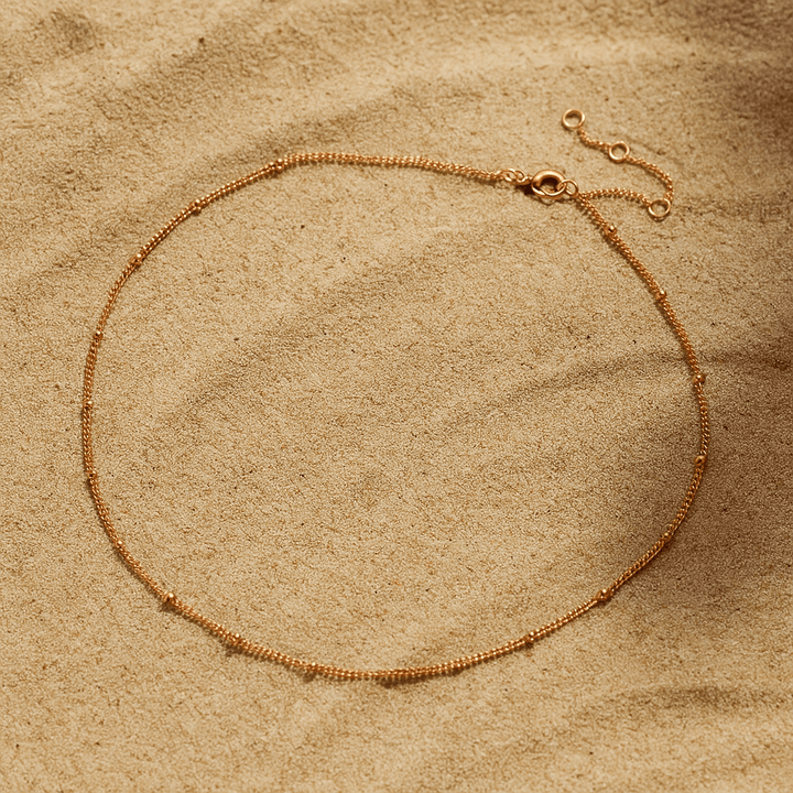 Wave Necklace – 18k Gold Plated, Silver, or Rose Gold