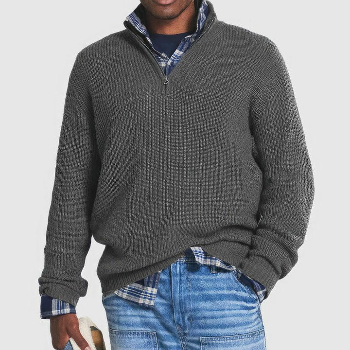 Arlen | Knitted Zip Sweater for Men