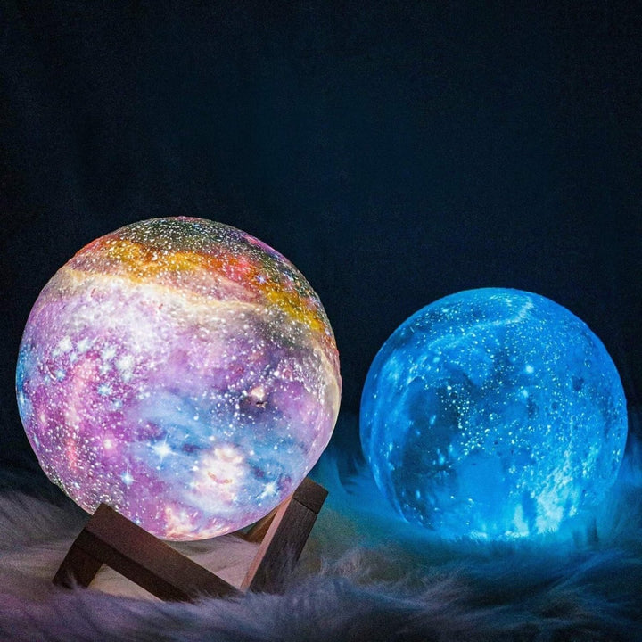 BowLift | CosmoShine – Multicolor Moon Night Light with Remote Control