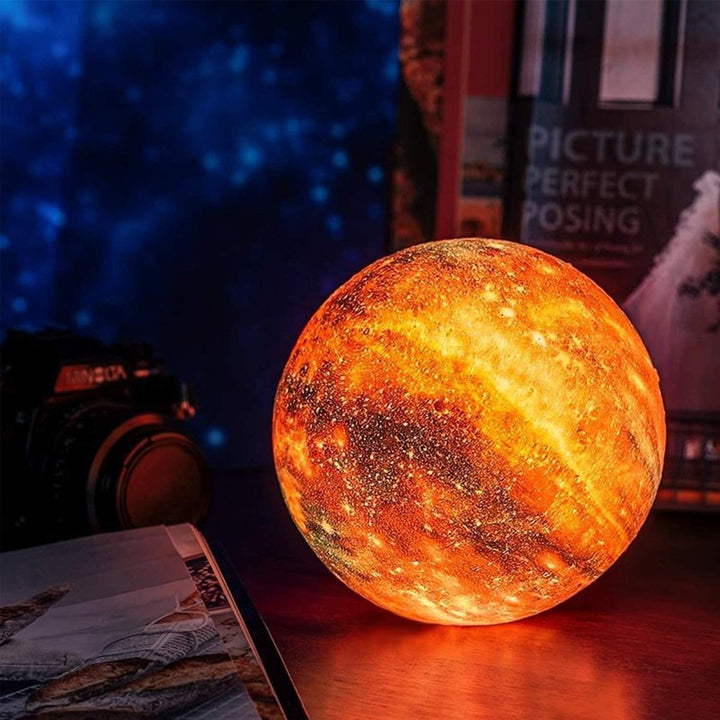 BowLift | CosmoShine – Multicolor Moon Night Light with Remote Control