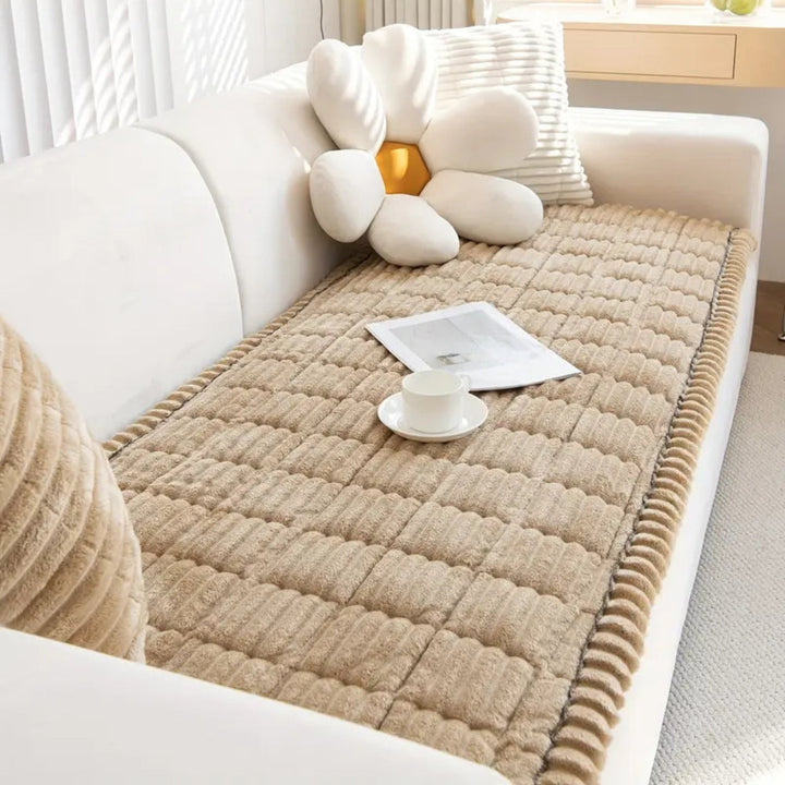 BowLift | Flannel Sofa Cover Quilted Design