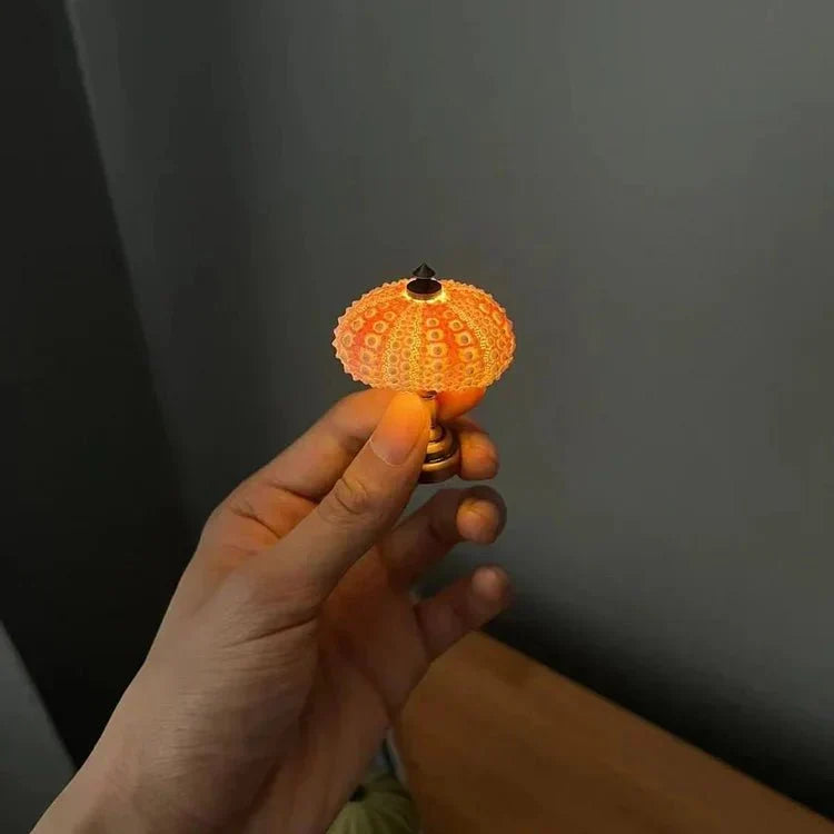 BowLift | Table Lamp Mini Sea Urchin Shell Light