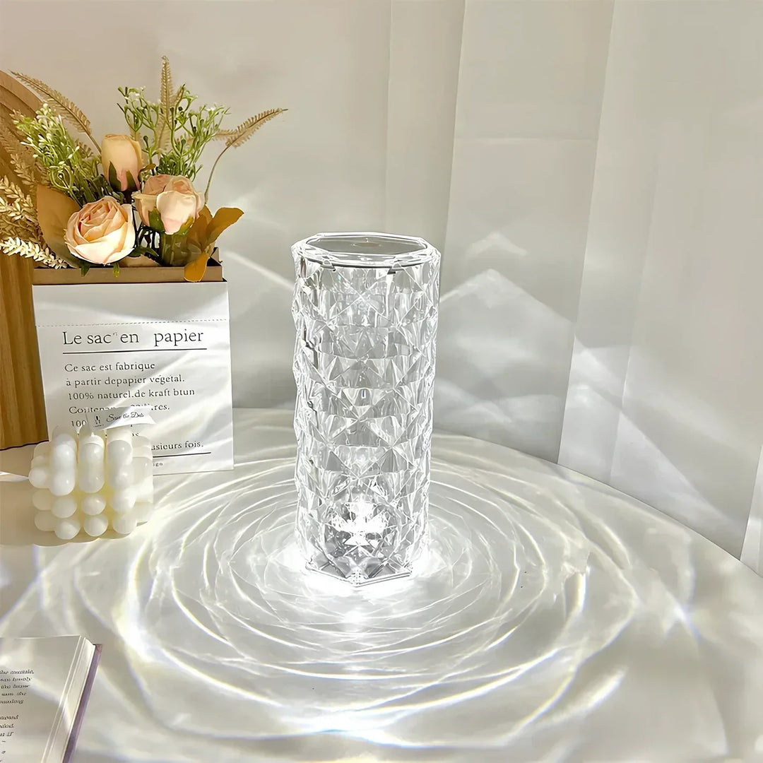 BowLift | Crystal Table Lamp with Touch Control - Aurora