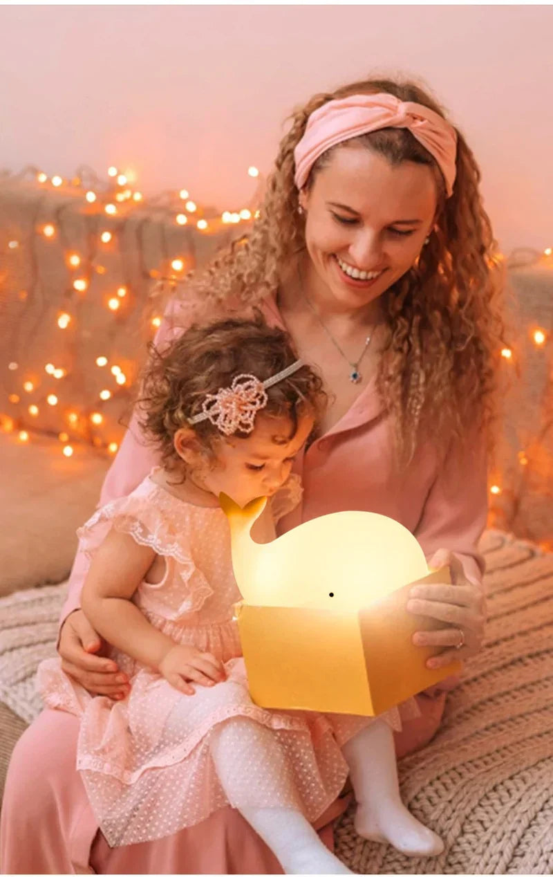 BowLift | Cute Whale Night Light with Colour Change - GlowWhale