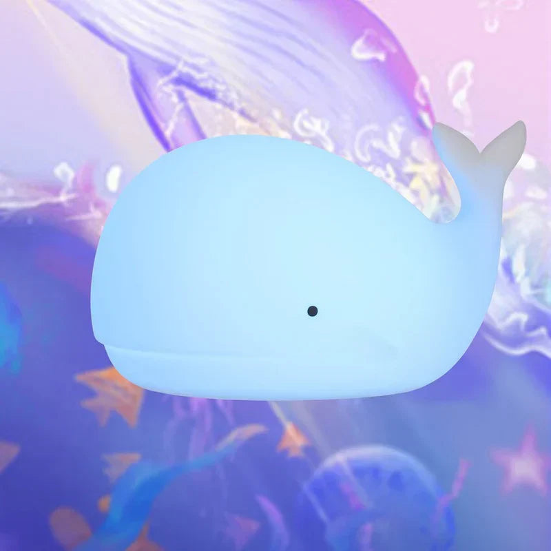 BowLift | Cute Whale Night Light with Colour Change - GlowWhale