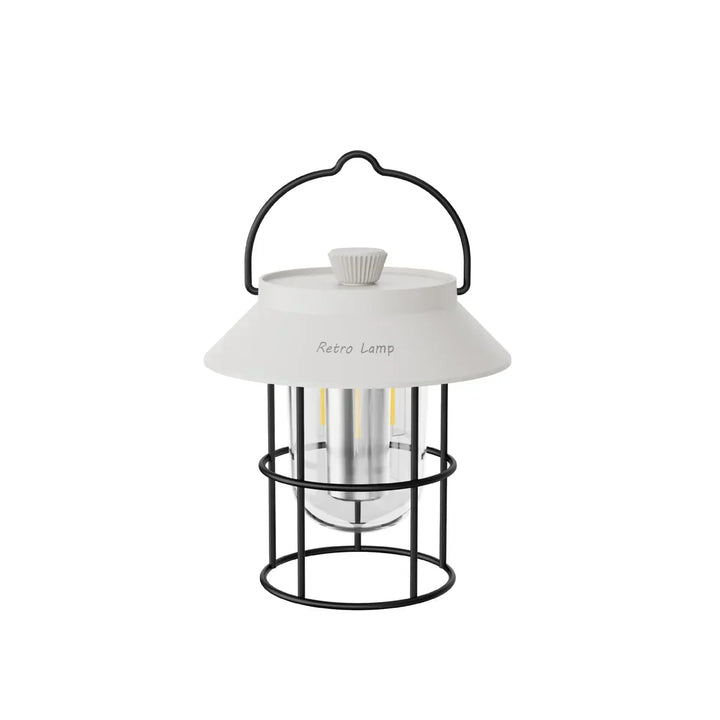 BowLift | LED Camping Lantern in Retro Design – Portable Lamp for Indoor and Outdoor