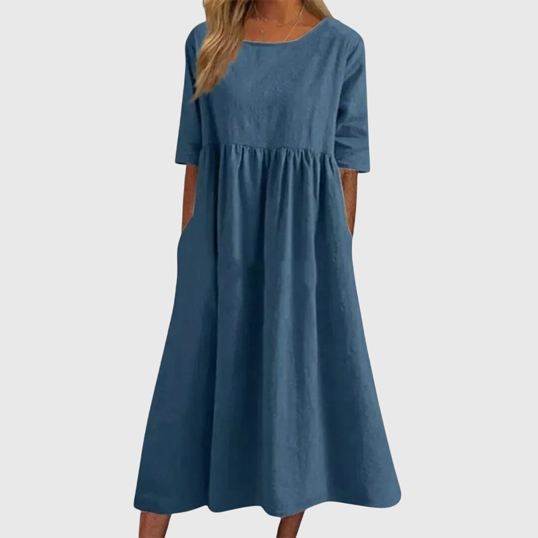 Haisley | Elegant Flowing Midi Dress