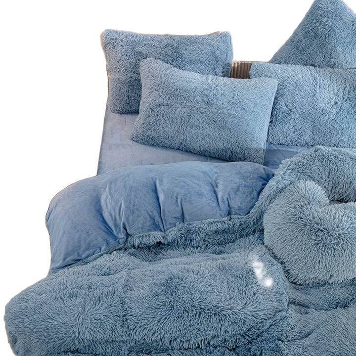 BowLift | Three-Piece Velvet Bedding Set with Velvet Finish