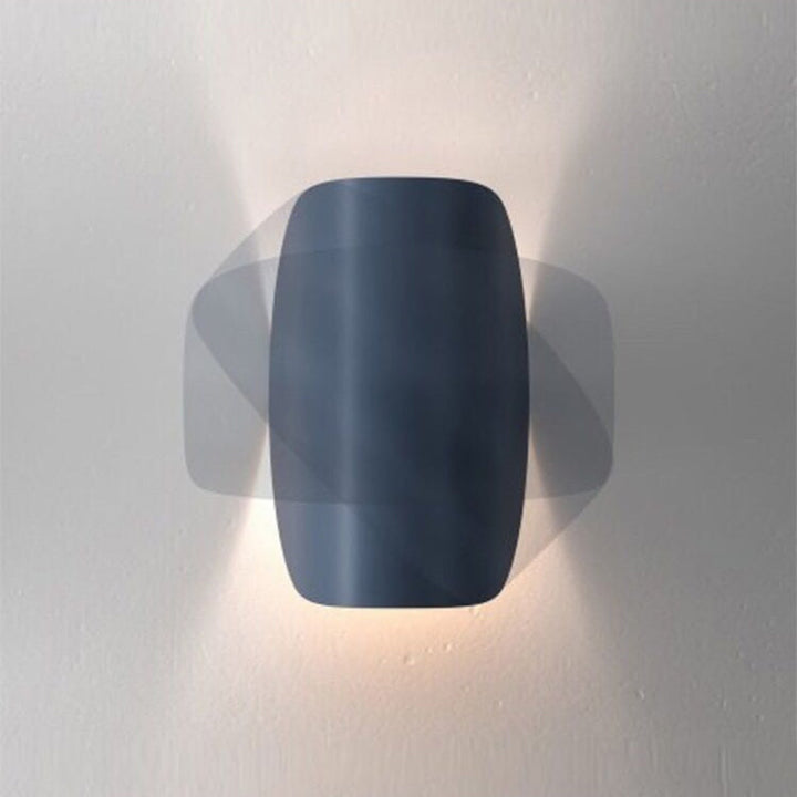 BowLift | Eveline Modern Geometric LED 4 Color Wall Light Indoor/Outdoor Metal
