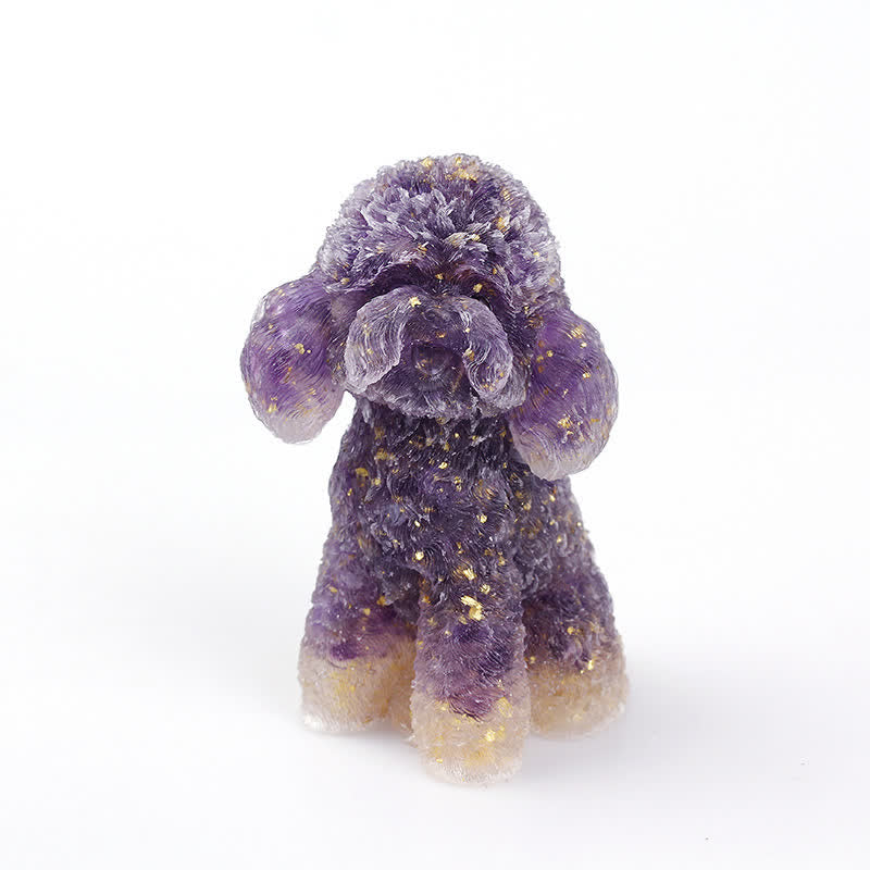 BowLift | Natural Crystal Poodle Gemstone Decoration