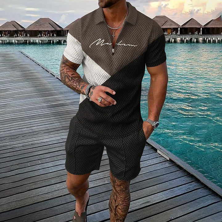 William | Men's Summer Set with Polo Shirt & Shorts