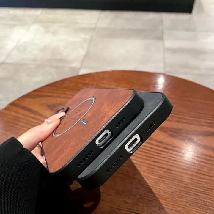 Azura | Deer Leather iPhone Case MagSafe Wireless Charging