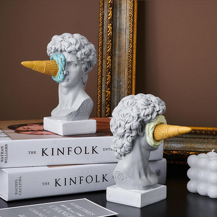 BowLift | Figure Face Ice Cream Art Sculpture