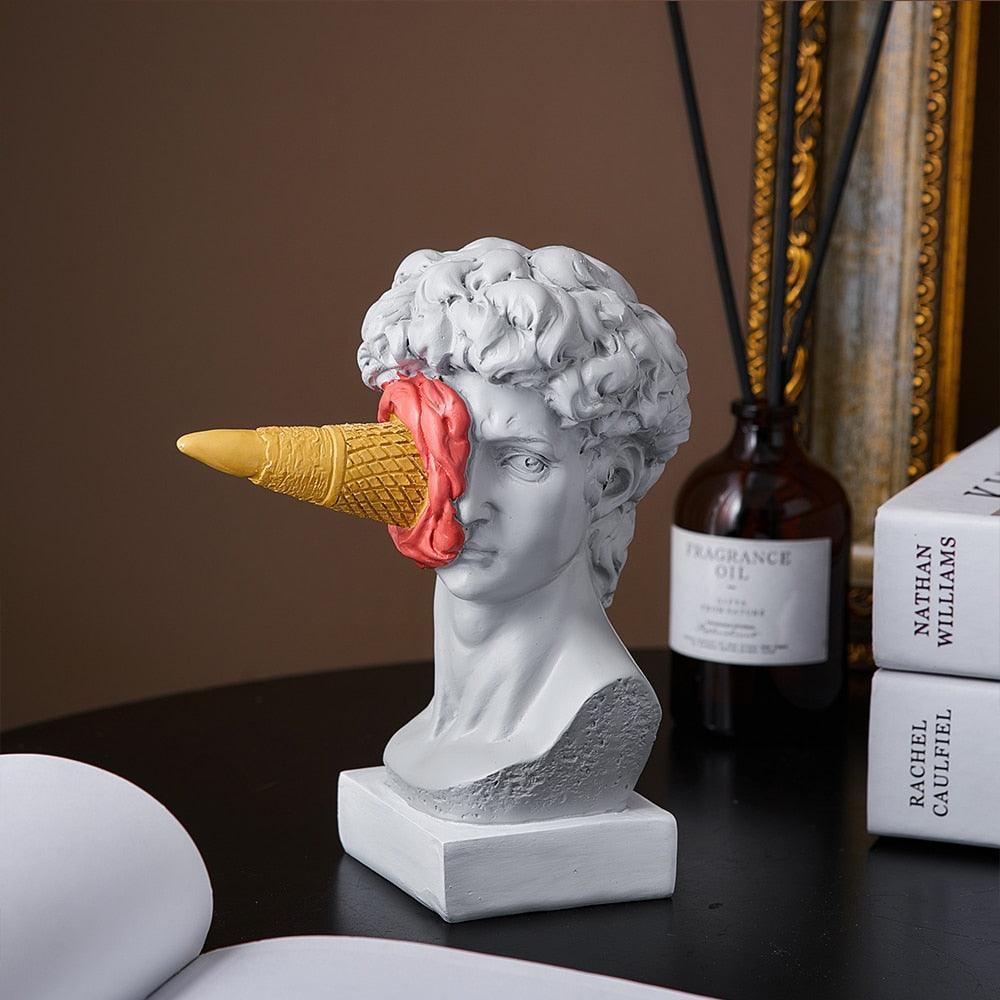 BowLift | Figure Face Ice Cream Art Sculpture
