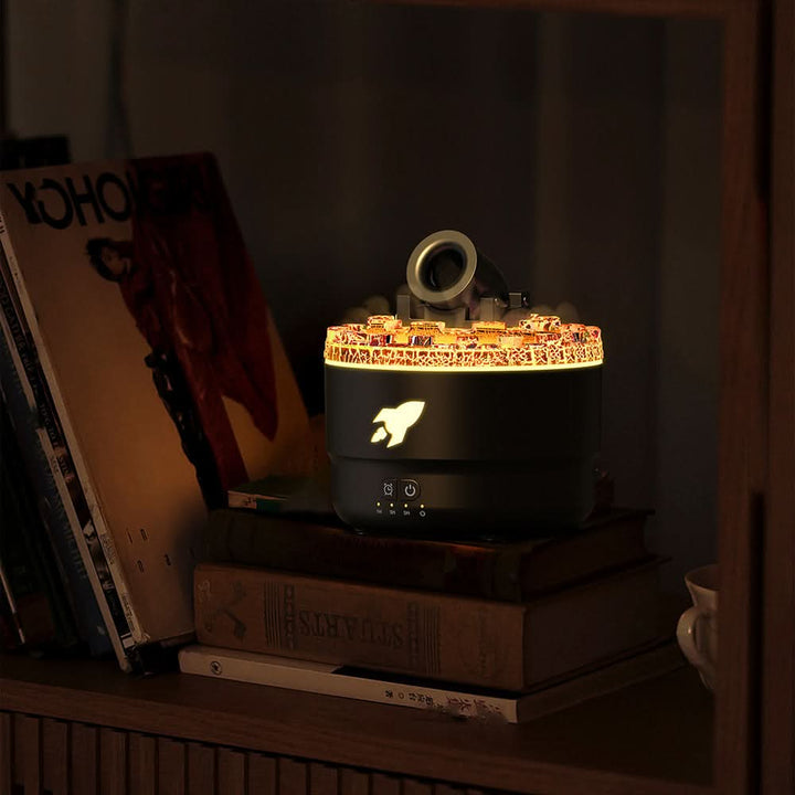 BowLift | Lava Cannon Humidifier Aroma Diffuser with Mist Night Light