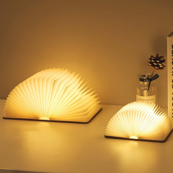 BowLift | 📖 Wooden Book Lamp - For Desk Study Gift Decoration Light