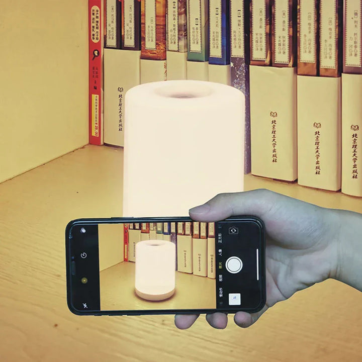 BowLift | Dimmable LED Table Lamp with USB Port - GlowEase