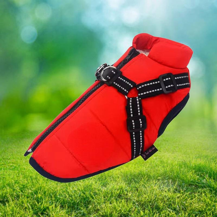 Azura | Waterproof Dog Jacket for Winter with Reflective Built-In Harness