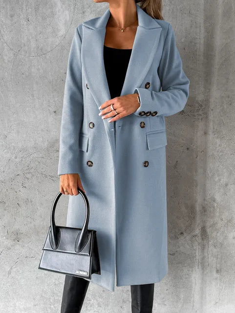 Averra™ - Classic Elegant Long Coat