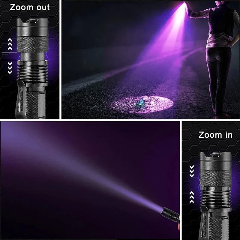 Azura | LED UV Flashlight - Ultraviolet Inspection Lamp for Pet Urine and Stain Detection