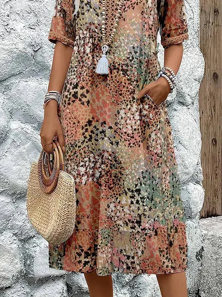 Fatima – Floral Pattern Dress