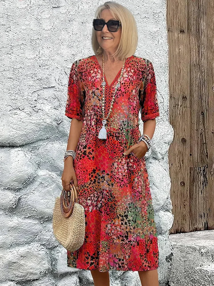 Florencia | Vibrant Midi Dress