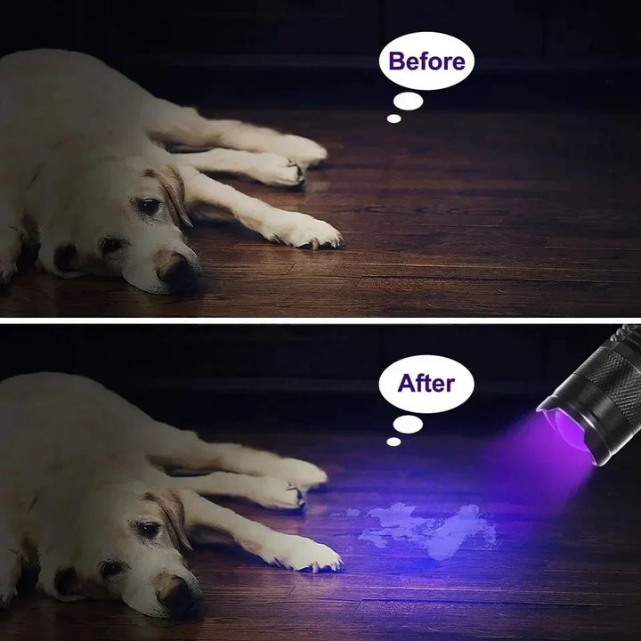 Azura | LED UV Flashlight - Ultraviolet Inspection Lamp for Pet Urine and Stain Detection