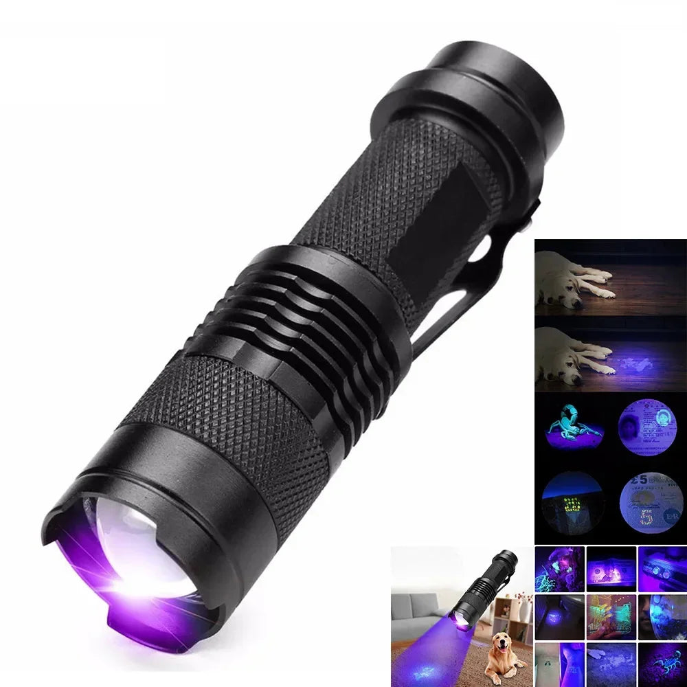 Azura | LED UV Flashlight - Ultraviolet Inspection Lamp for Pet Urine and Stain Detection