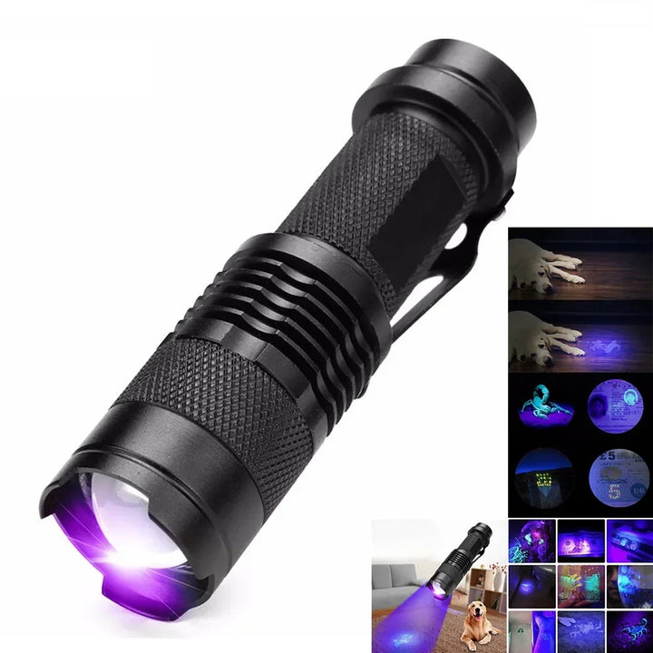Azura | LED UV Flashlight - Ultraviolet Inspection Lamp for Pet Urine and Stain Detection