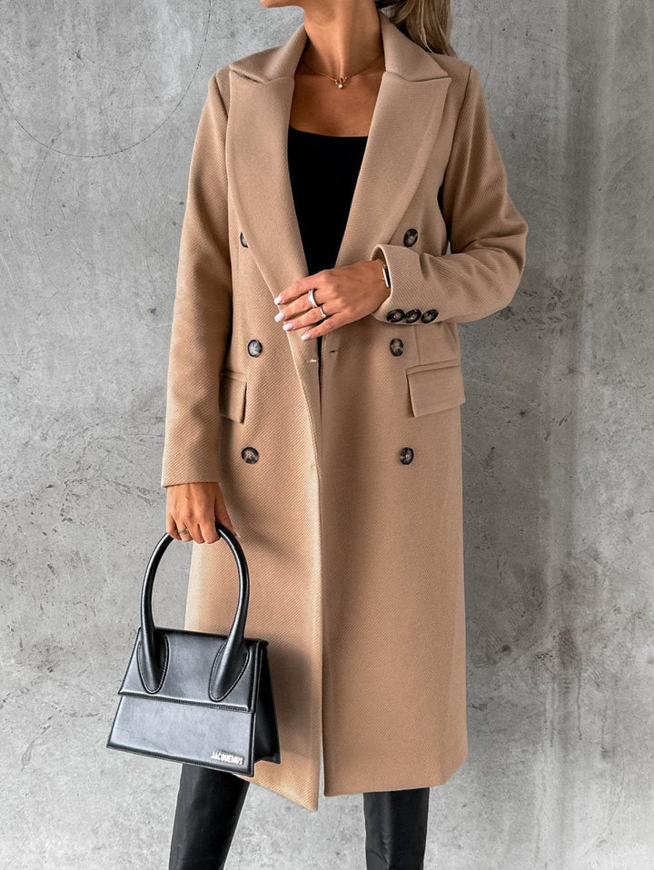SIERRA – DOUBLE-BREASTED LONG COAT