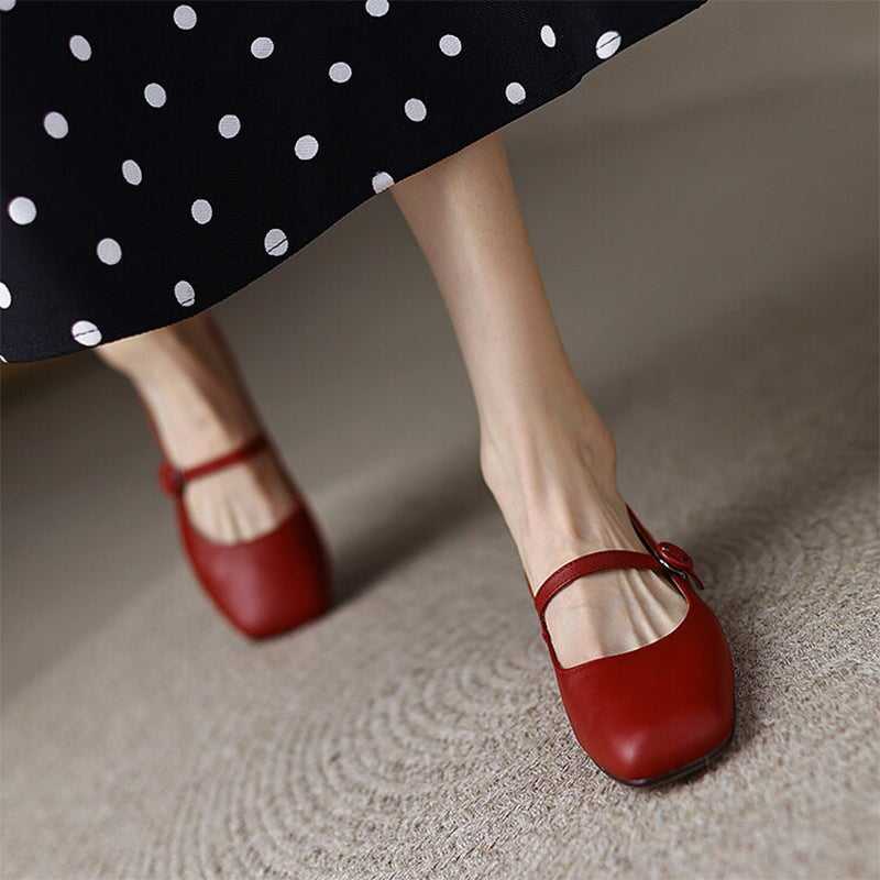 Elara - Charming French Style Mary Jane Shoes