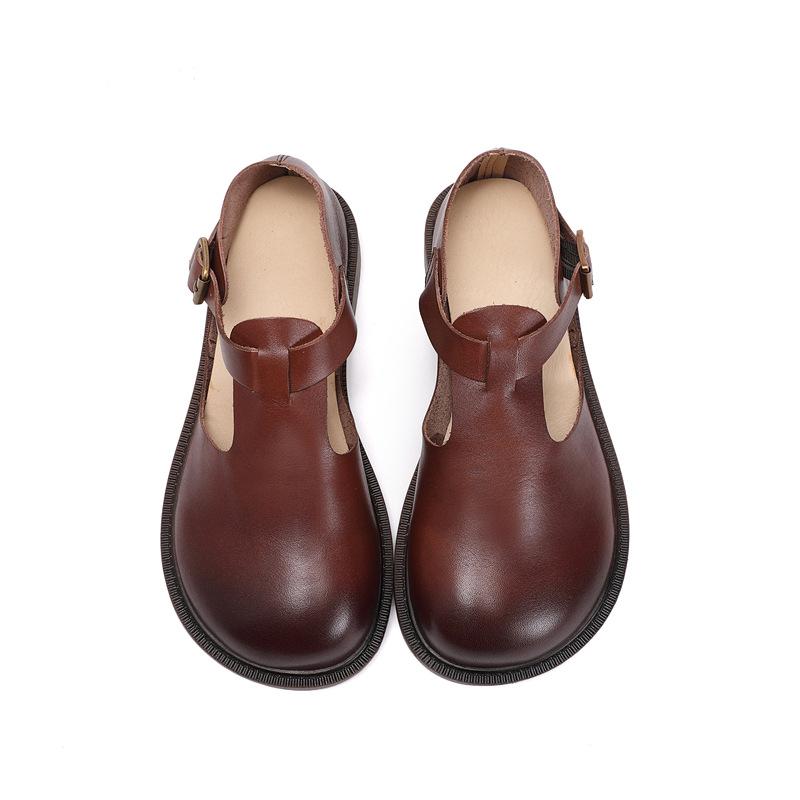 Calla - Timeless Rounded Toe Mary Jane Shoes